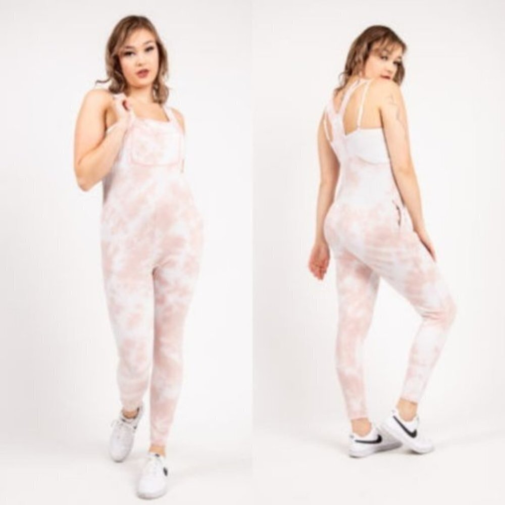 NWT‎ Smash + Tess Romperalls - Cotton Candy Tie Dye Women Size Small